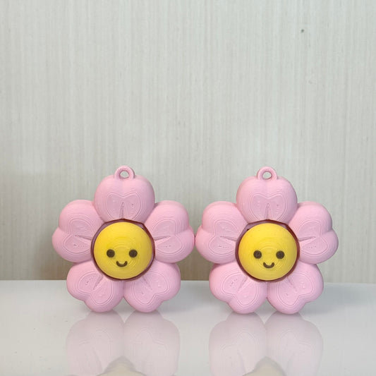 🌸 Small Sakura Blossom Clicker Keychain