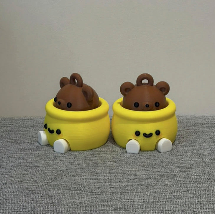Bear Honey Jar 熊仔蜂蜜罐 clicker 🧸🍯✨