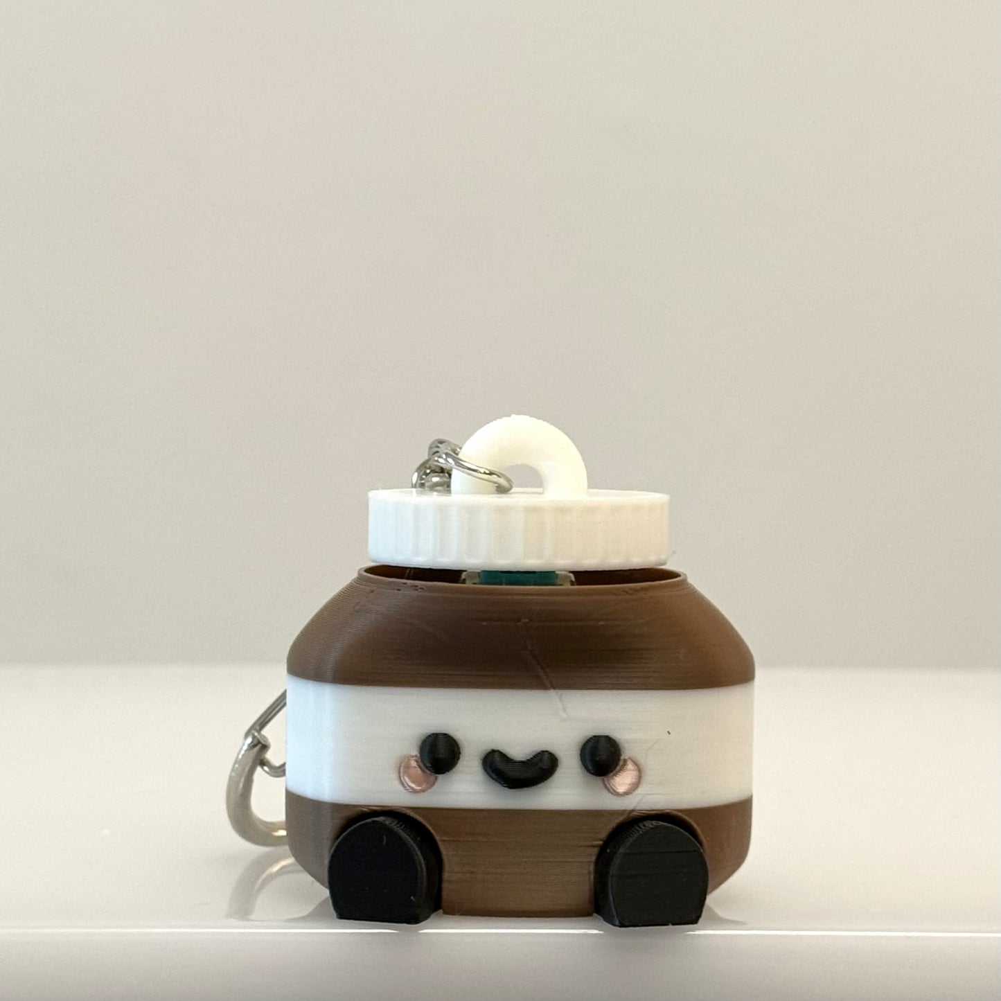 🍫 Choco Jar Clicker Keychain