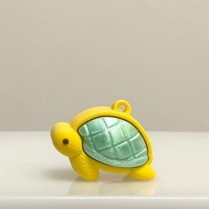 🐢 Turtle Quilt Clicker Keychain