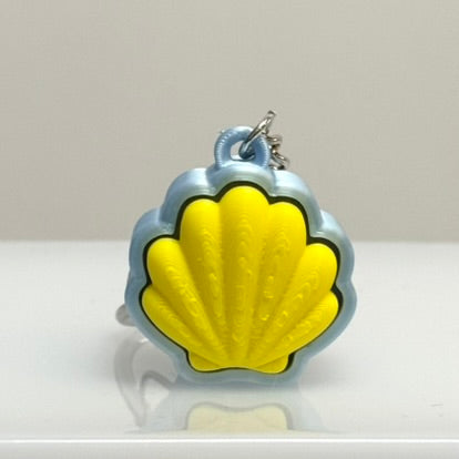 🐚 Shell Swirl Clicker Keychain