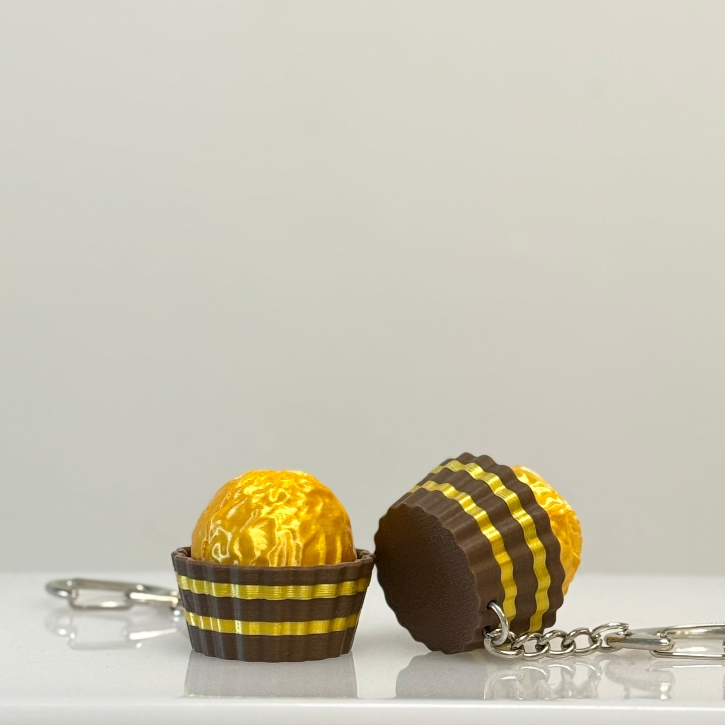 🍬 Ferrero chocolate inspired Clicker Keychain
