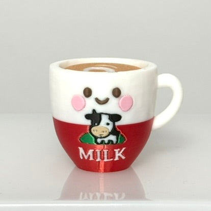 🥛 Milk Cup Clicker Keychain — Cha Chaan Teng Edition