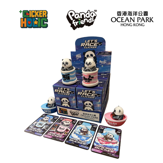 Clickerholic X Panda Friends "Let's Race Clicker" Blind box
